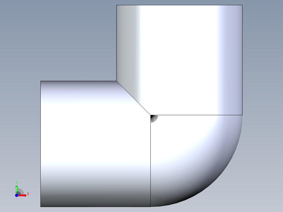 CPVC管件07-Sch80_90Elbow_FPTxFPT_9808-005_0.5in前视图