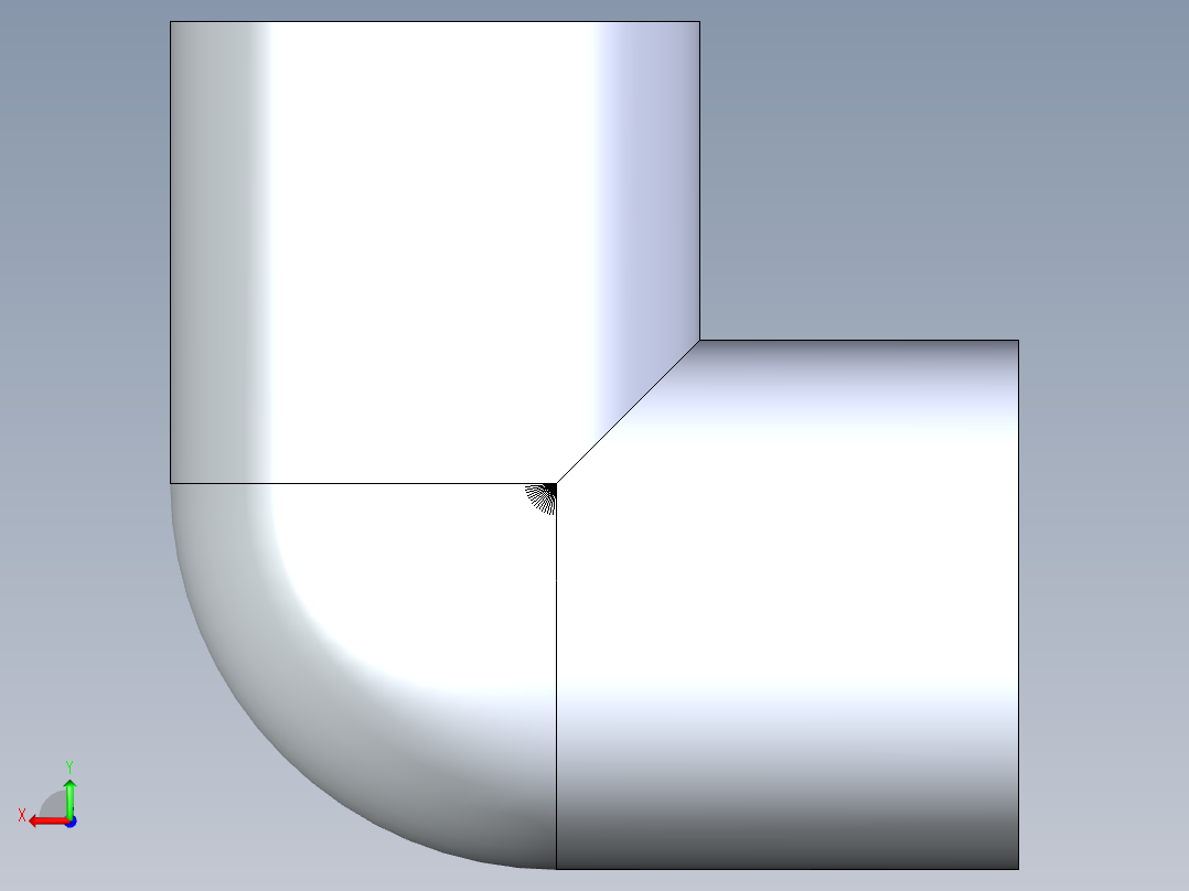CPVC管件07-Sch80_90Elbow_FPTxFPT_9808-005_0.5in后视图