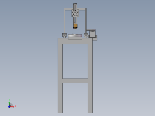 风机壳体柱塞检测机构前视缩略图