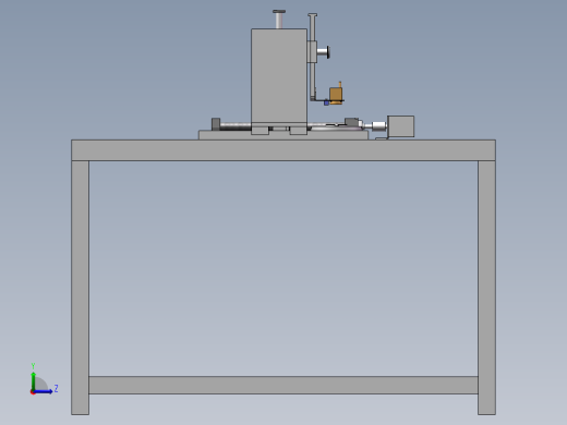 风机壳体柱塞检测机构左视缩略图