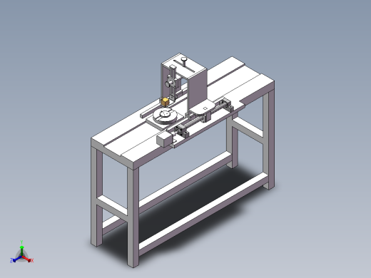 风机壳体柱塞检测机构正等轴测缩略图