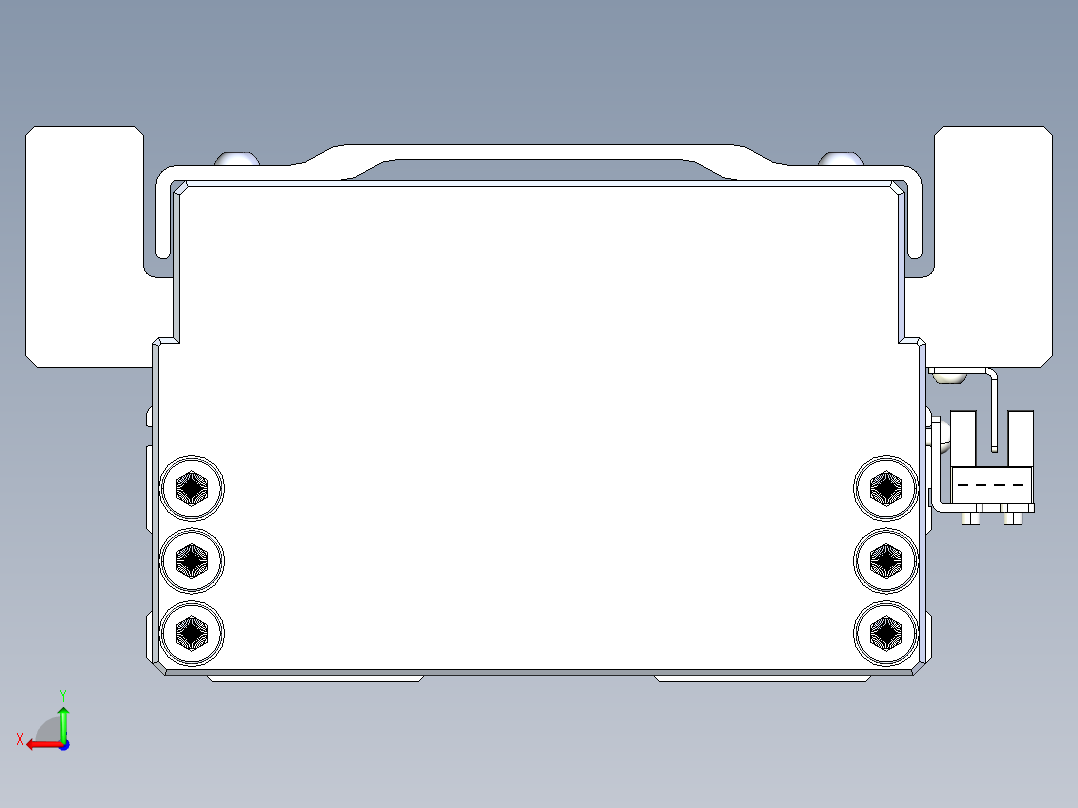 TPA-KNR-130E-2525C-L400A1-M-H40-N3线性模块铝制底座后视图