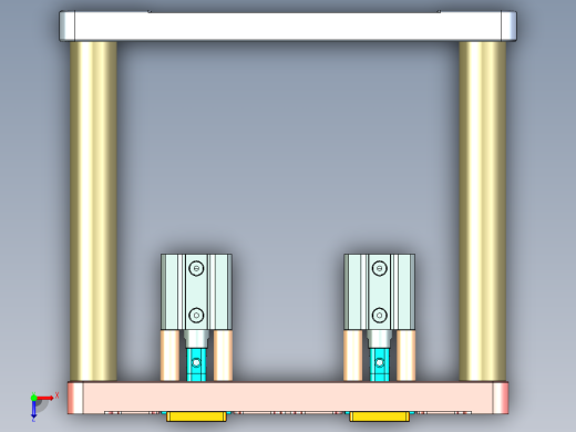 T305-AJ-笔记本CNC工装夹具三维模型CNC1-0516俯视缩略图