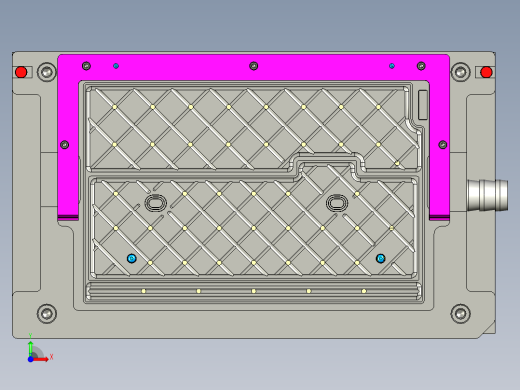 YX60-C笔记本CNC工装夹具三维模型-CNC3-铣内腔治具-200722前视缩略图