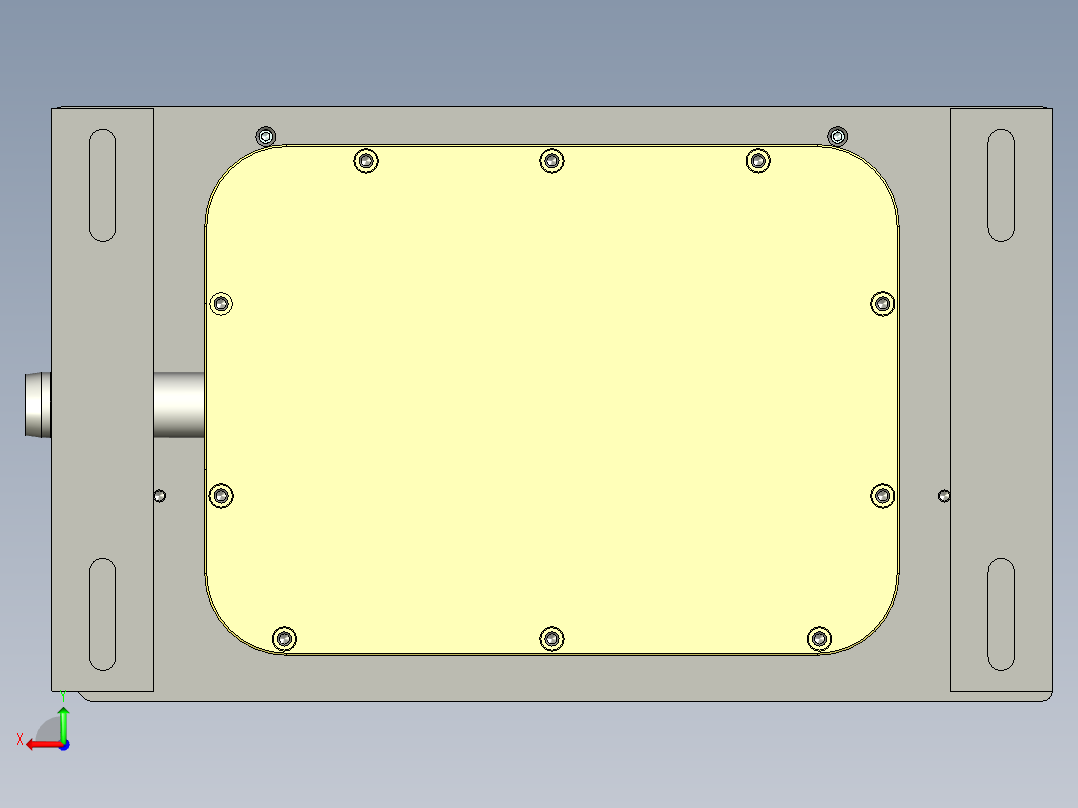 YX60-C笔记本CNC工装夹具三维模型-CNC3-铣内腔治具-200722后视图