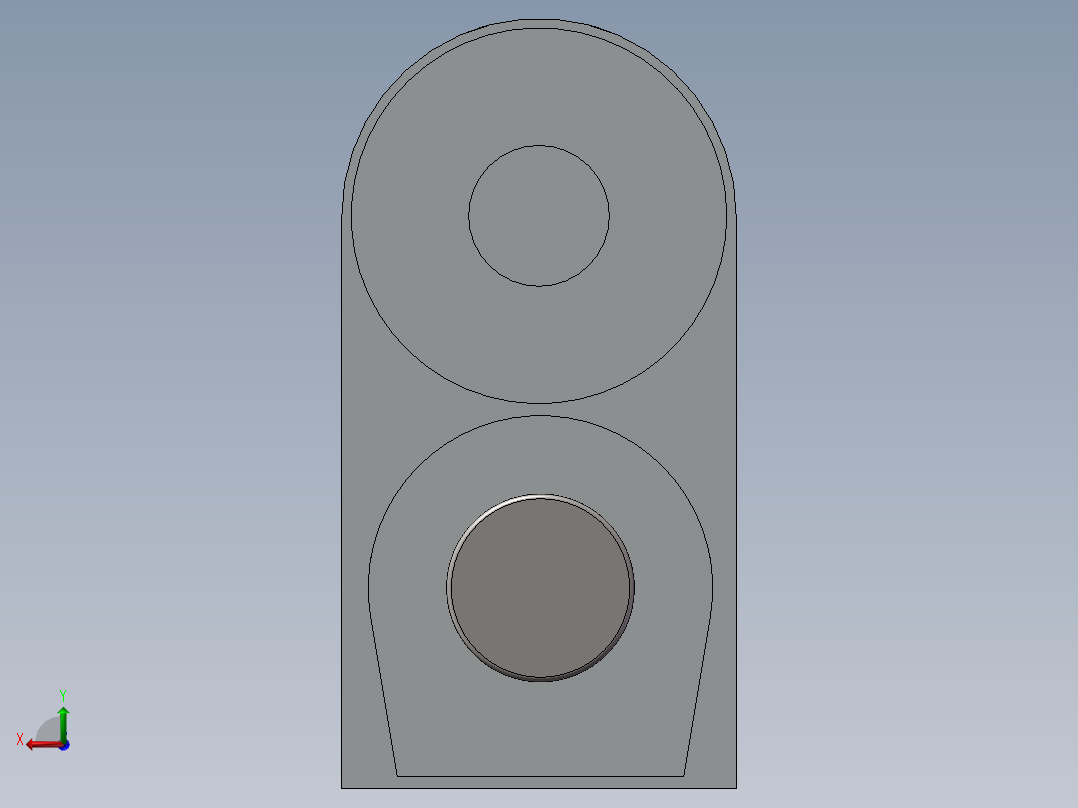 电动推杆伸缩杆后视图