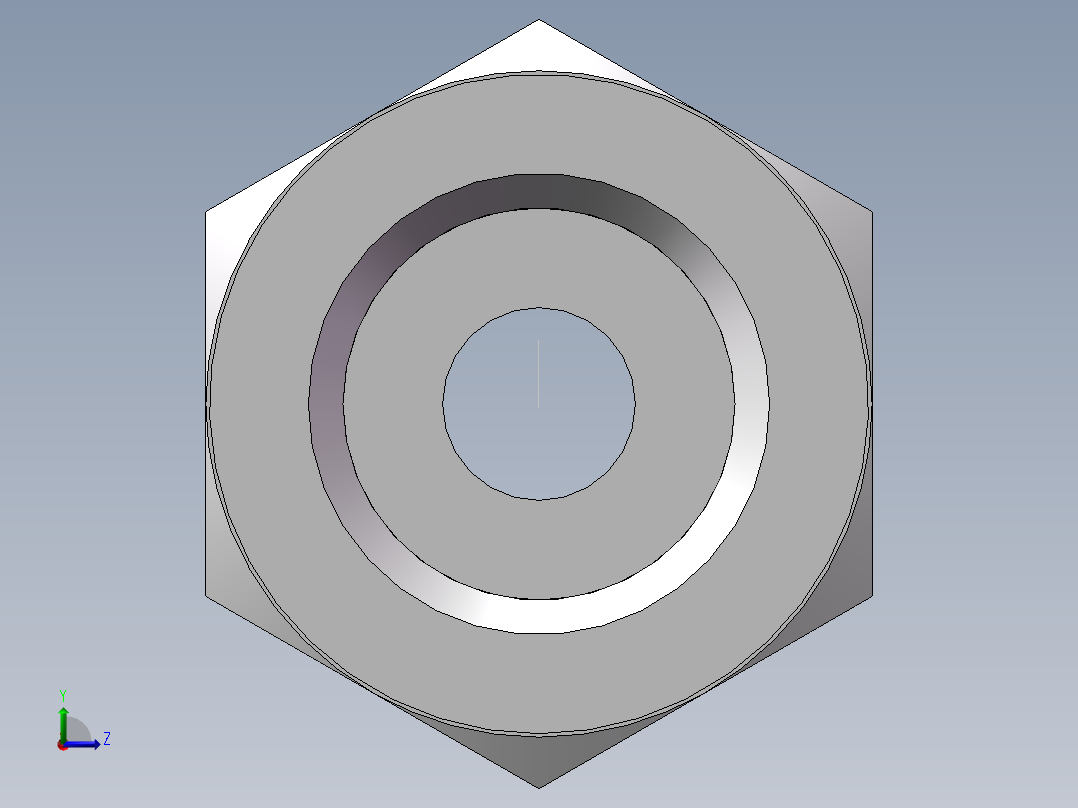 压力表接头-带螺母、7BC-04-16GDK+S左视图