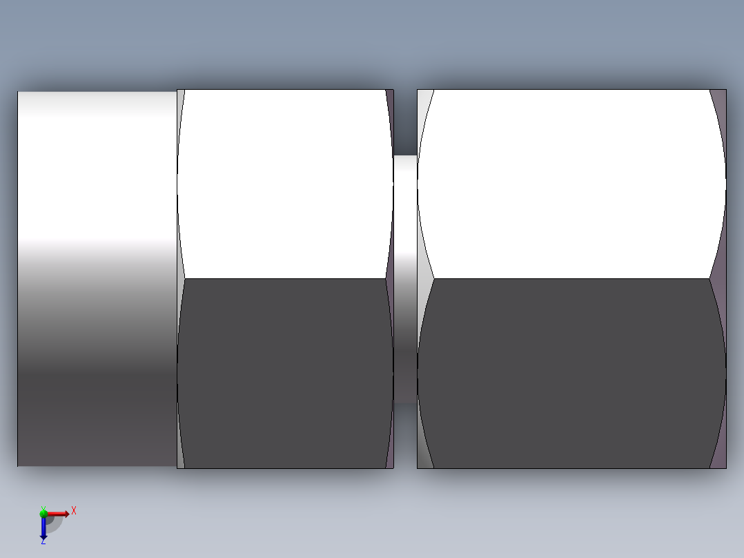 压力表接头-带螺母、7BC-04-16GDK+S俯视图