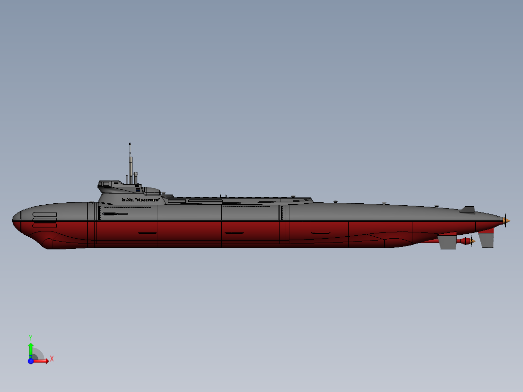 潜水艇(27)前视图