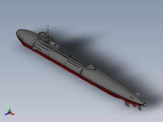 潜水艇(27)正等轴测缩略图