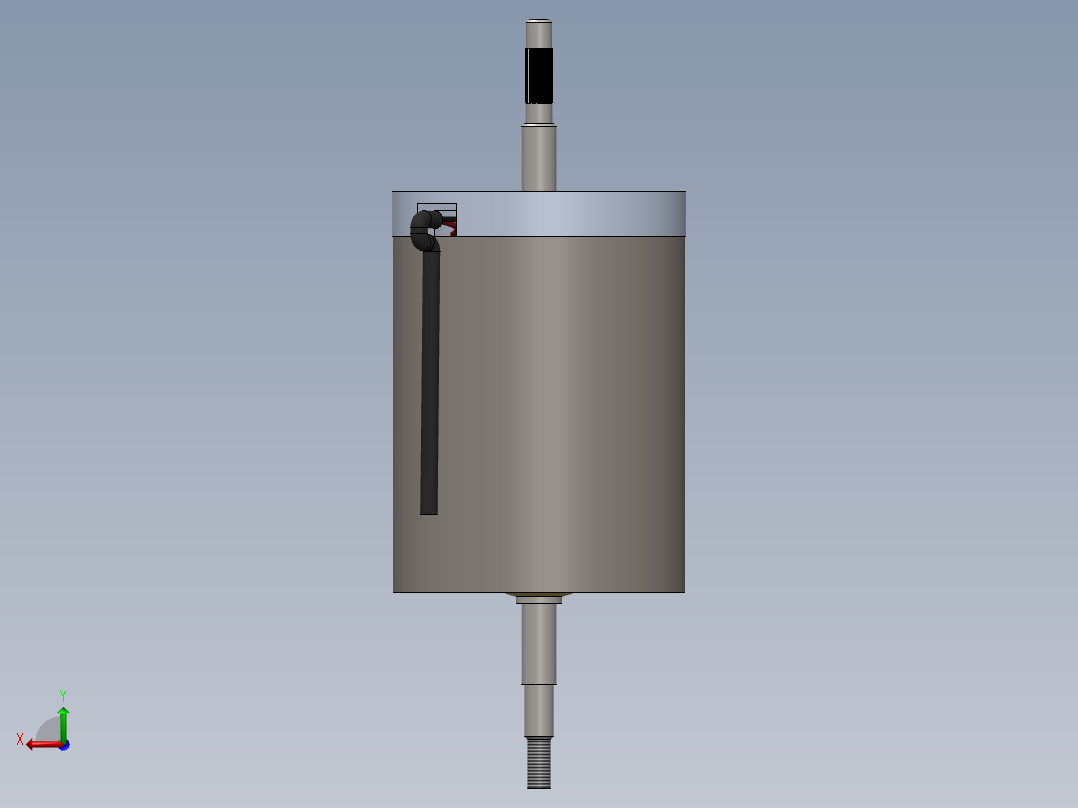 煤炭直流电机后视图