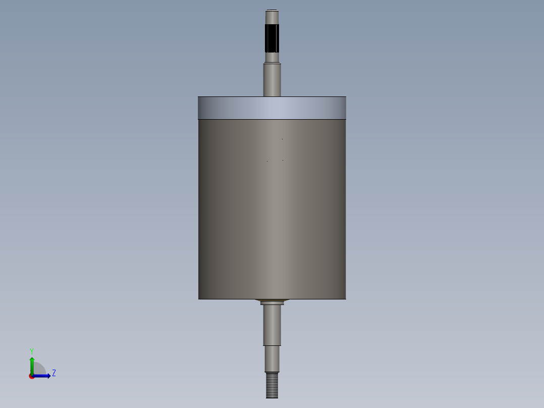 煤炭直流电机左视图
