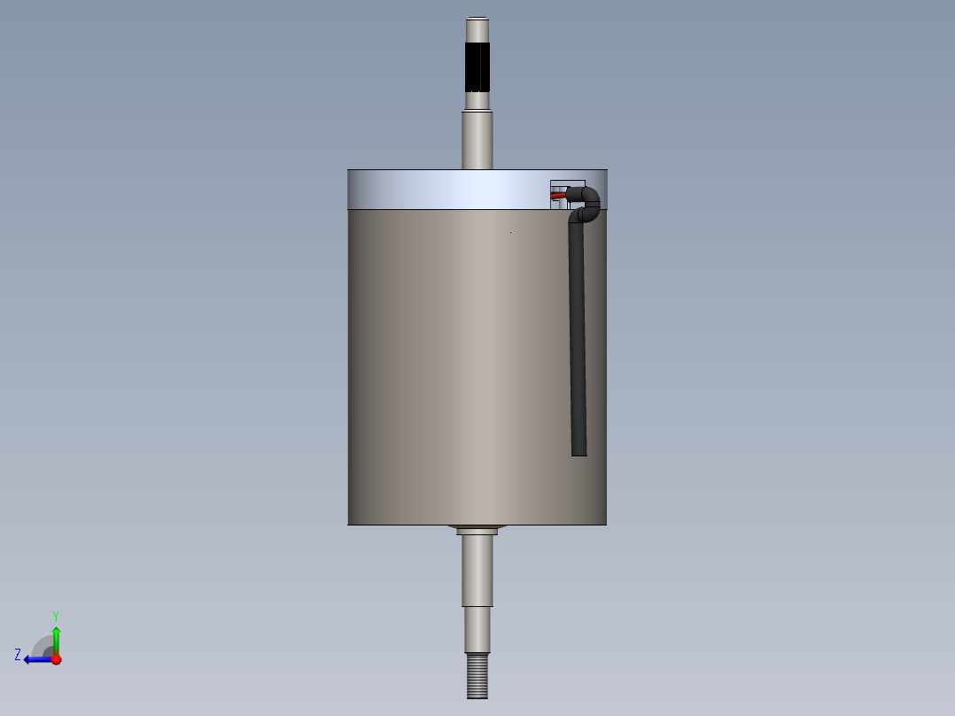 煤炭直流电机右视图