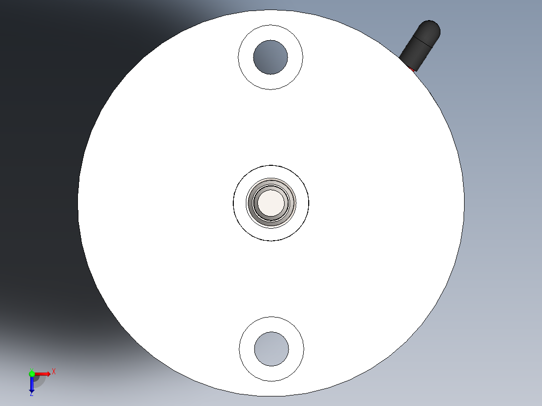 煤炭直流电机俯视图