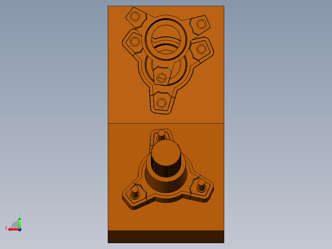 B2005286-核心与型腔设计 2后视图