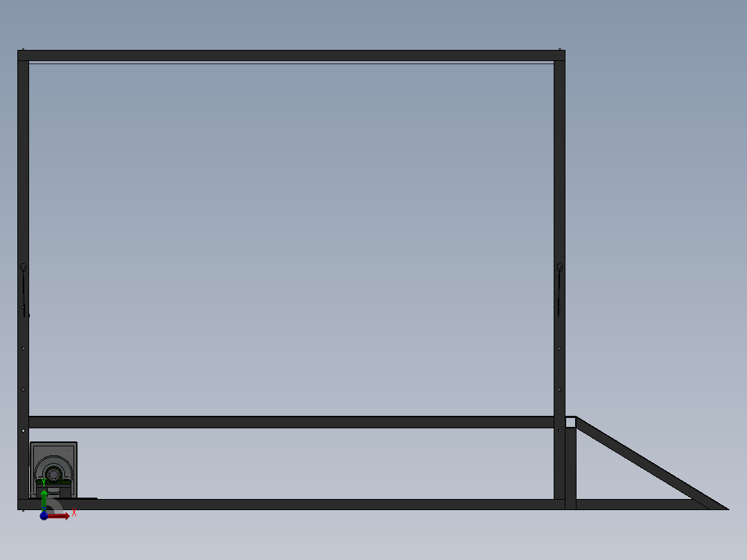 升降平台前视图