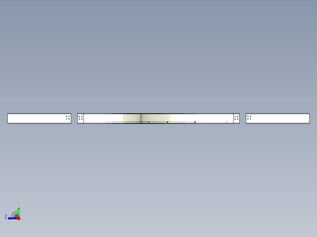 B3004434-铝电缆桥架系统右视图