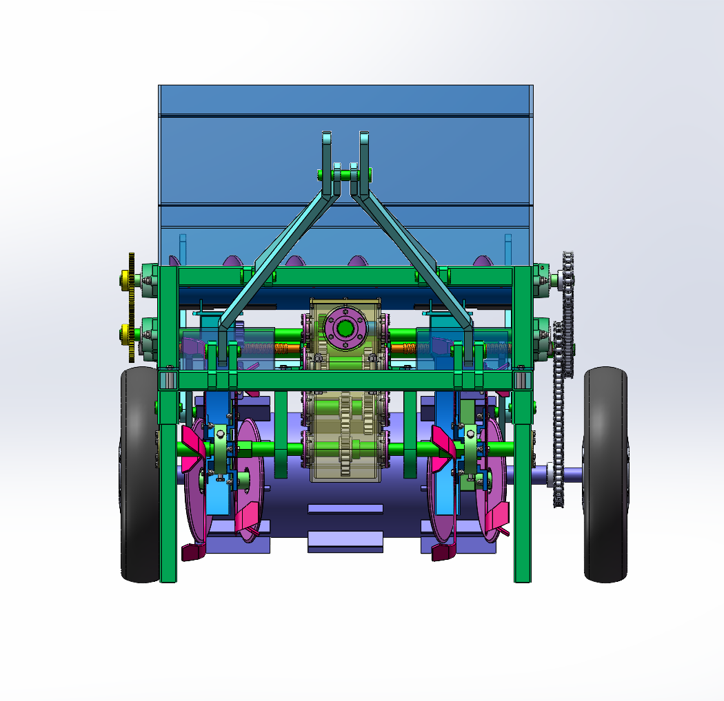 果园开沟施肥机（两行）（SW+CAD+说明书）-1774886-2500