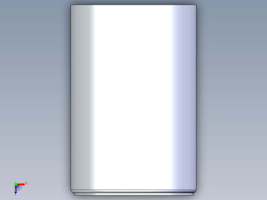 水杯注塑模具设计俯视缩略图