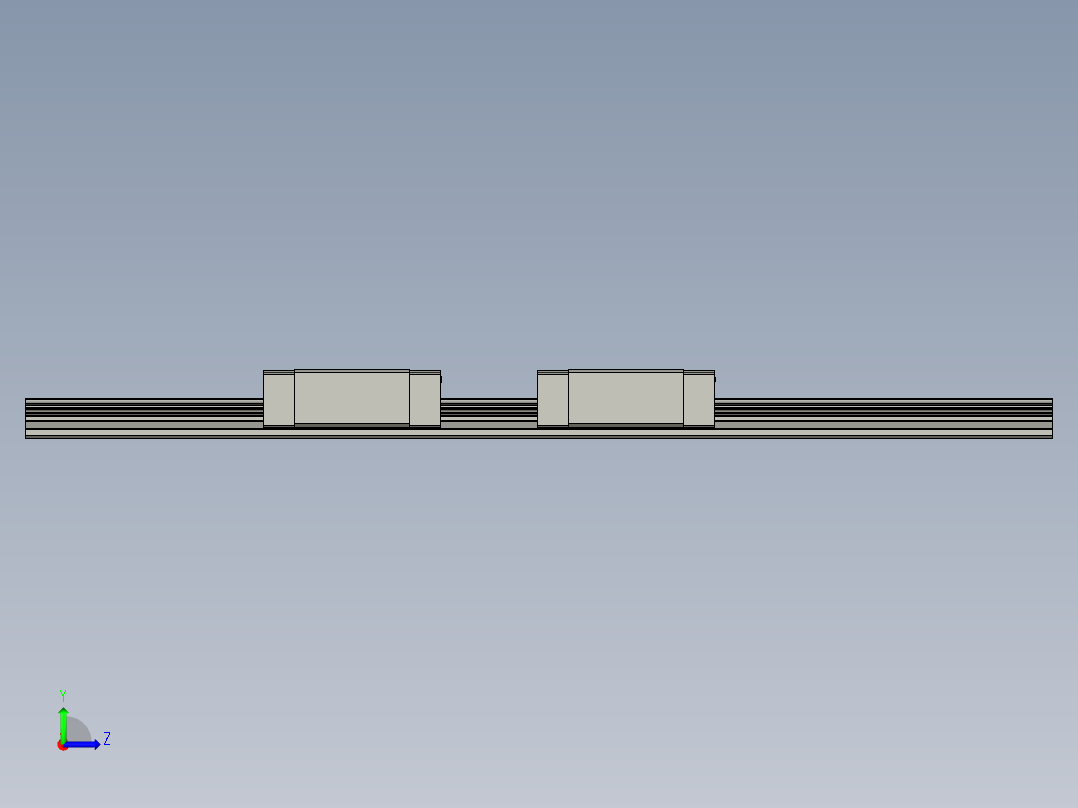 HGH20CA2-450长-HIWIN-R30左视图