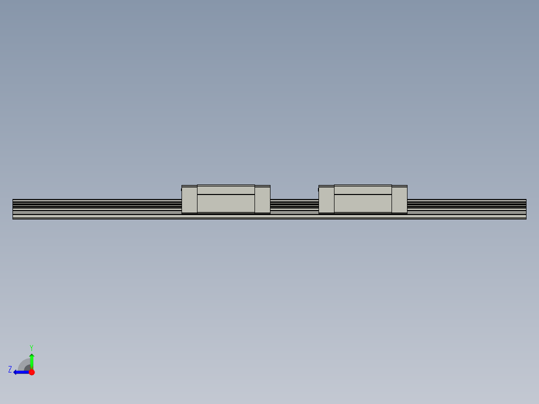 HGH20CA2-450长-HIWIN-R30右视图