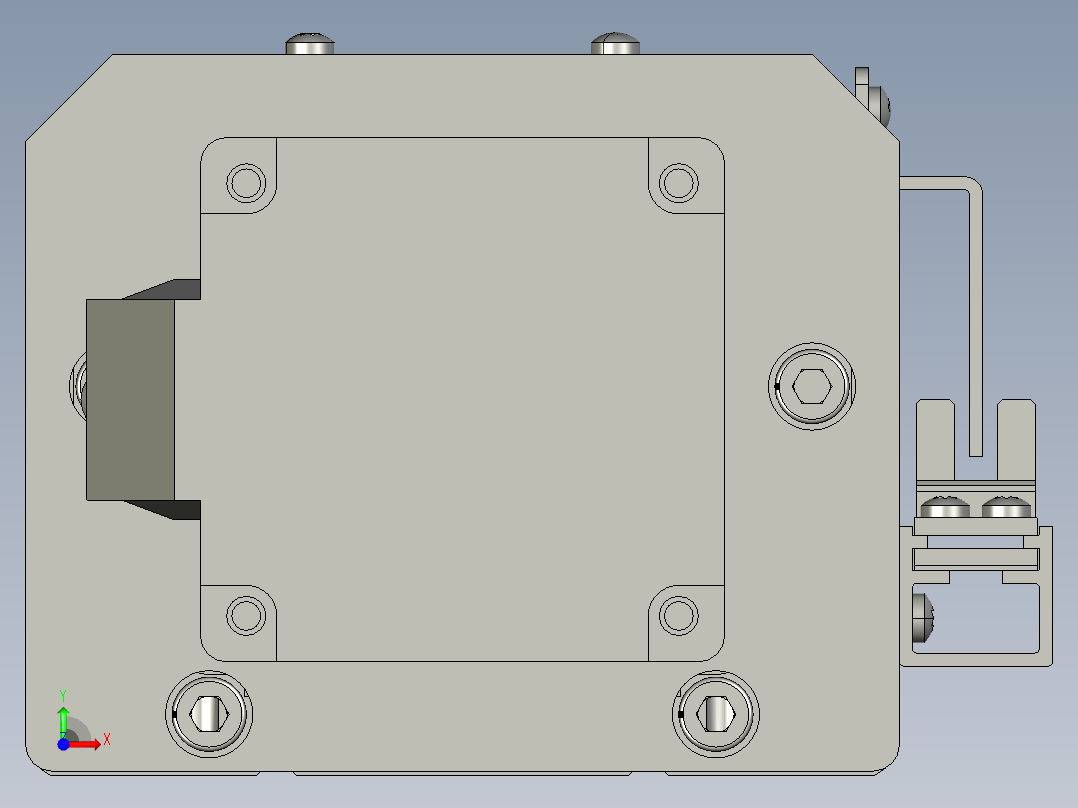 SLSJ-模组Z轴HTB100-N20-Z100-B-400W-CR3前视图