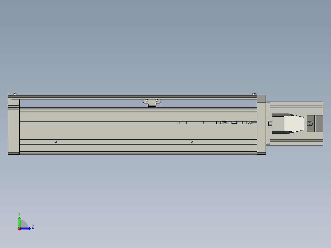 SLSJ-模组Z轴HTB100-N20-Z100-B-400W-CR3左视图