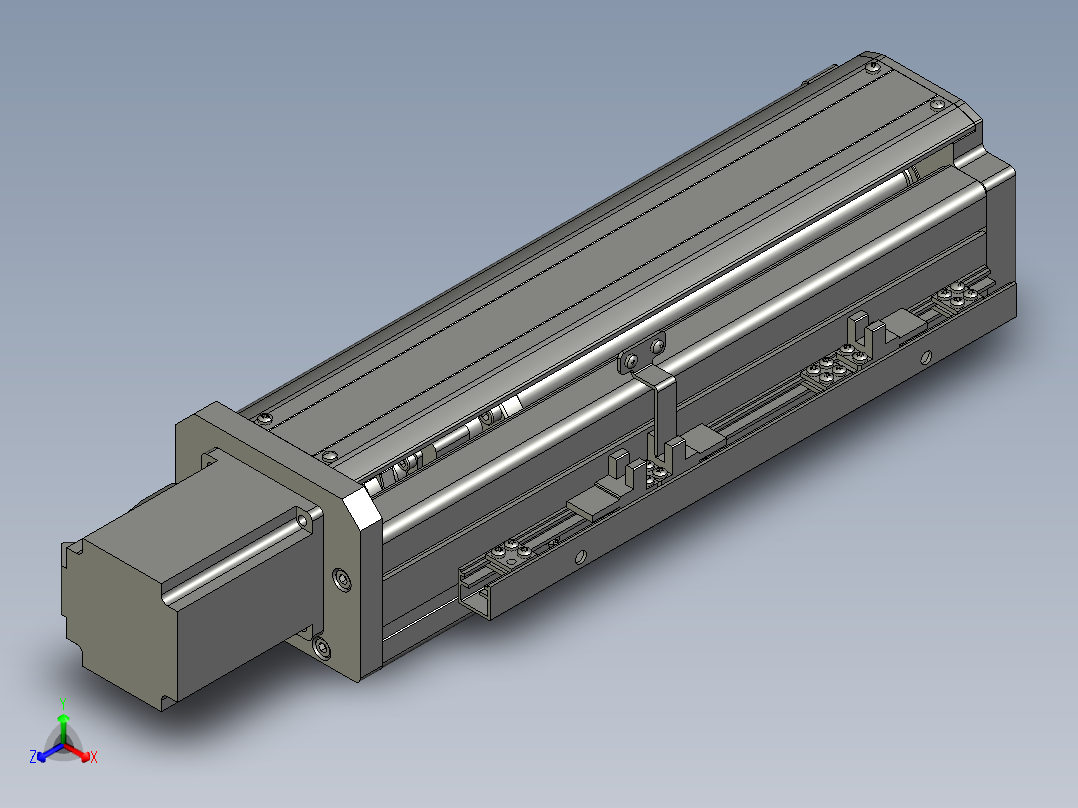 SLSJ-模组Z轴HTB100-N20-Z100-B-400W-CR3正等轴测图