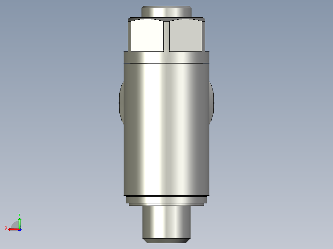 调速接头GRLA-M5-QS-4-DFESTO后视图