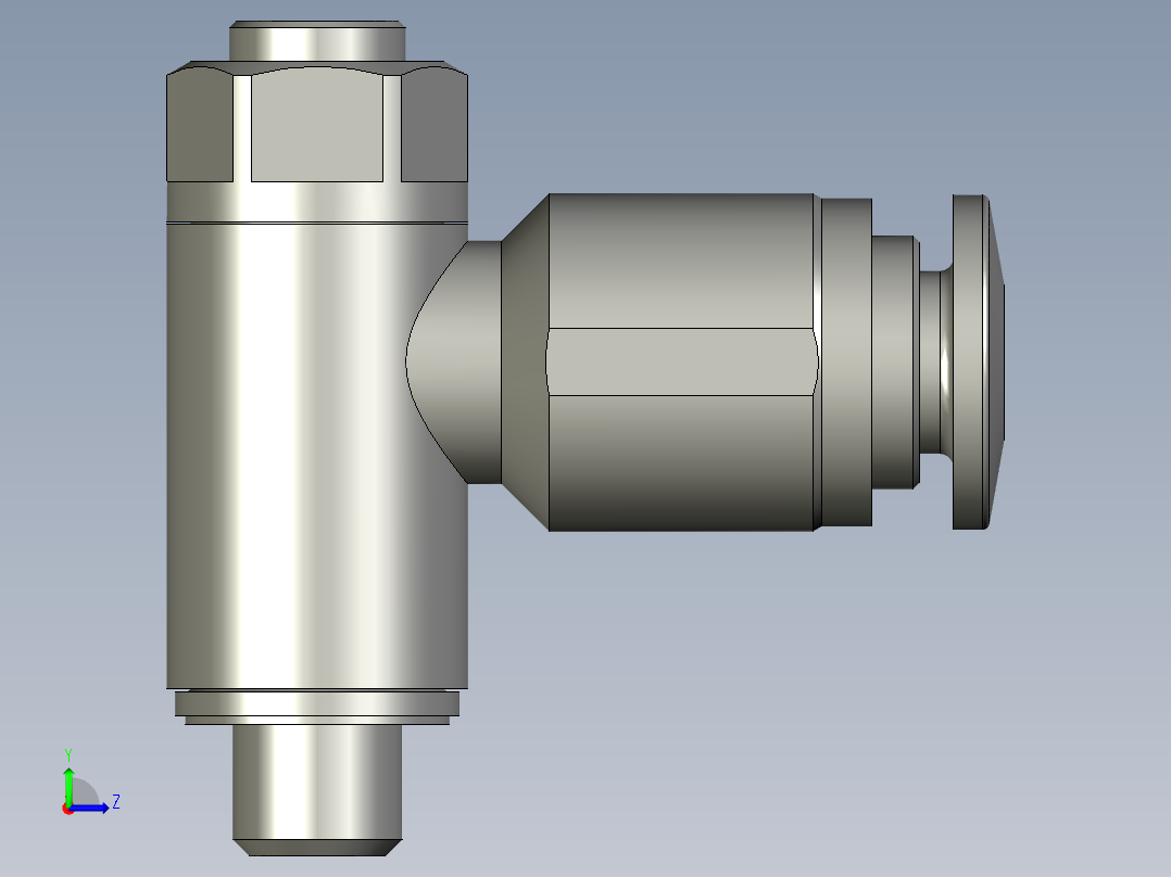 调速接头GRLA-M5-QS-4-DFESTO左视图