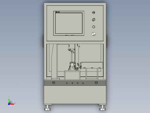 电机外壳自动检测设备用移动装置前视缩略图