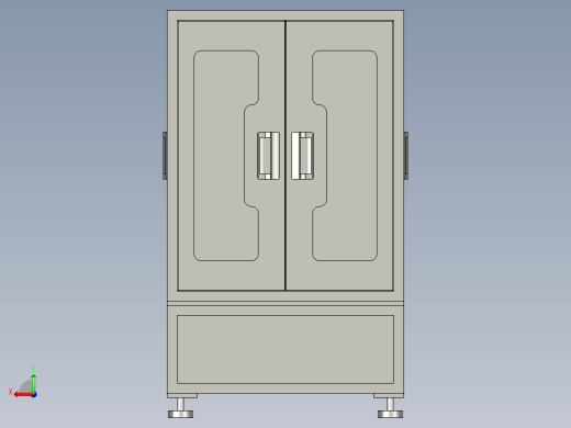 电机外壳自动检测设备用移动装置后视缩略图