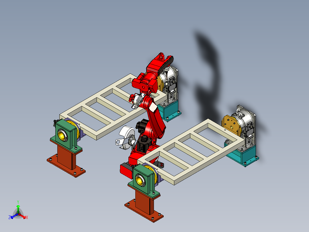 H型焊接变位机设计