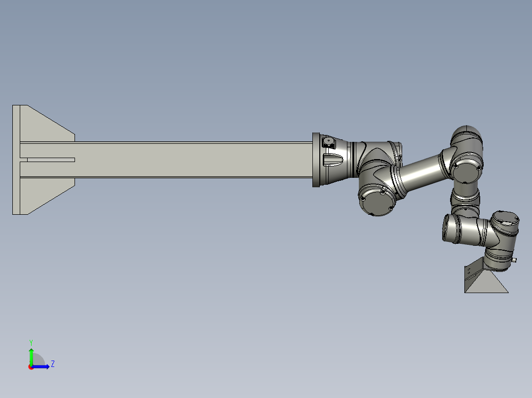 2022-协作机器人雷达角反装配体1左视图