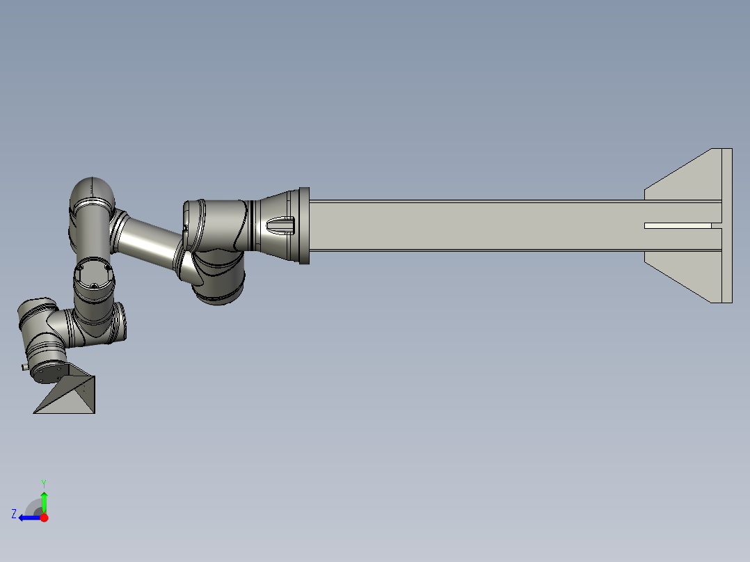 2022-协作机器人雷达角反装配体1右视图