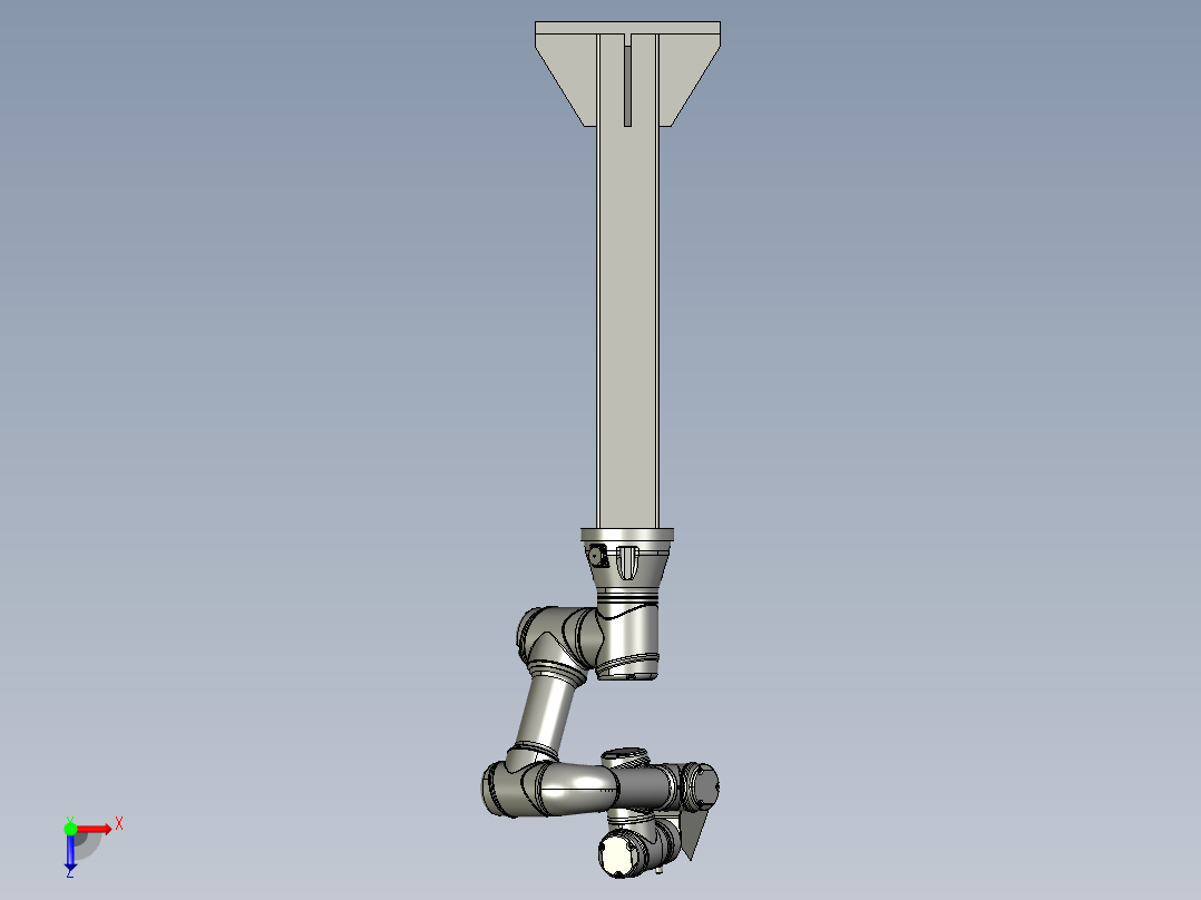 2022-协作机器人雷达角反装配体1俯视图