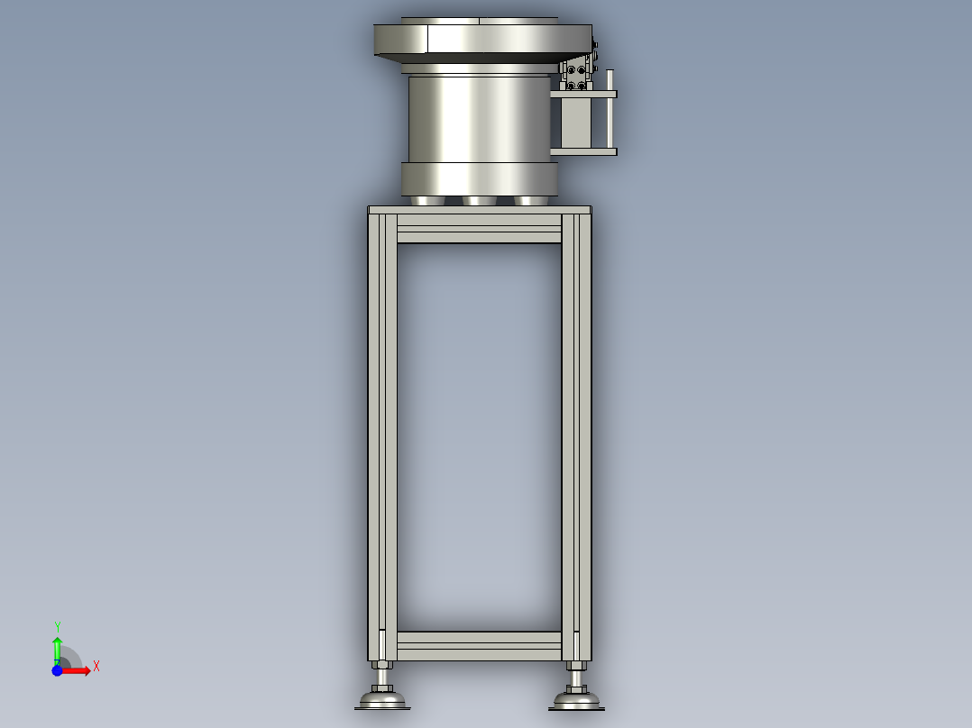 介子上料组前视图