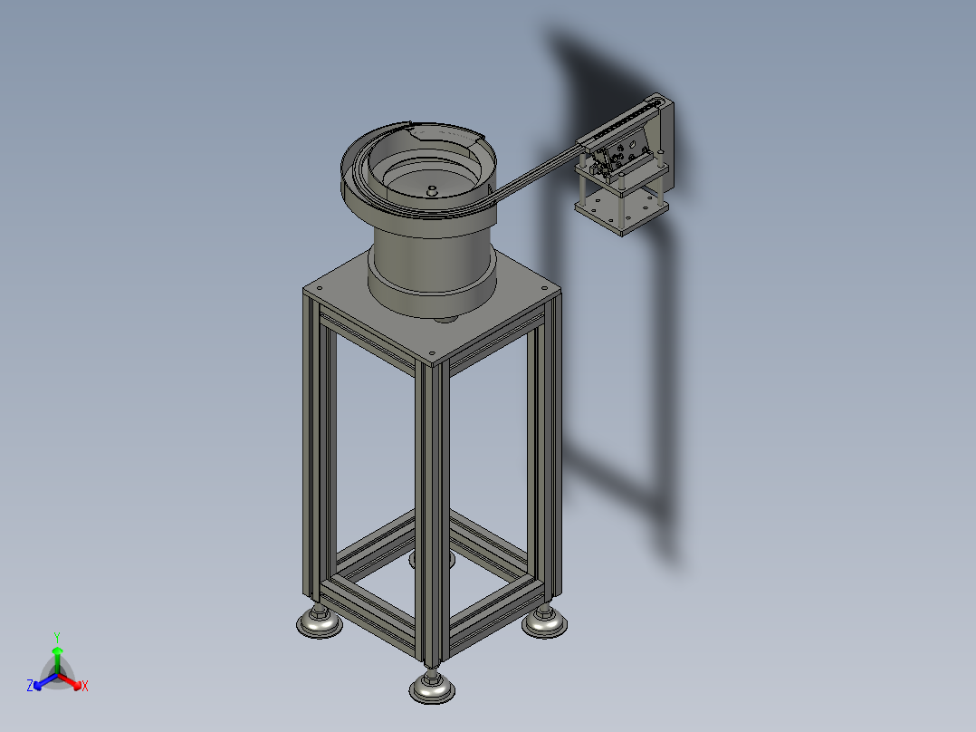 介子上料组正等轴测图