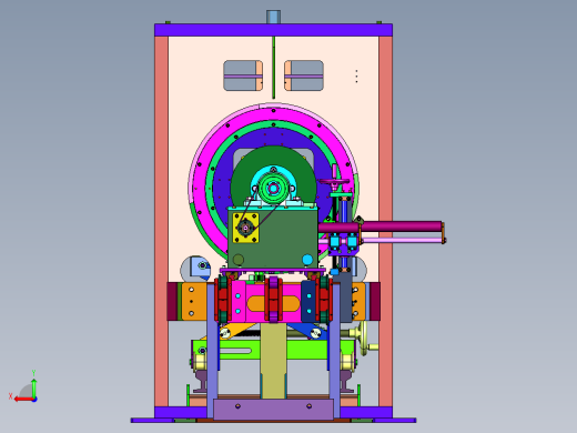 可旋转式激光切管切板一体机后视缩略图