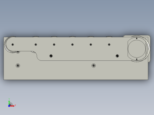 下侧牵引皮带装配前视缩略图