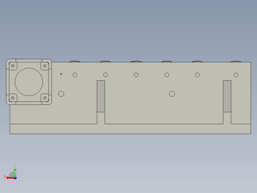 下侧牵引皮带装配后视缩略图