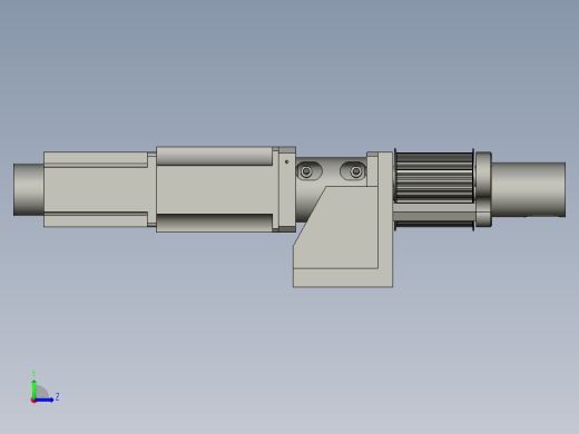 下侧牵引皮带装配左视缩略图