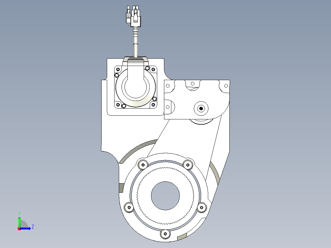 R旋转机构左视图