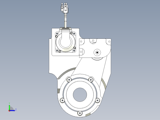 R旋转机构左视缩略图