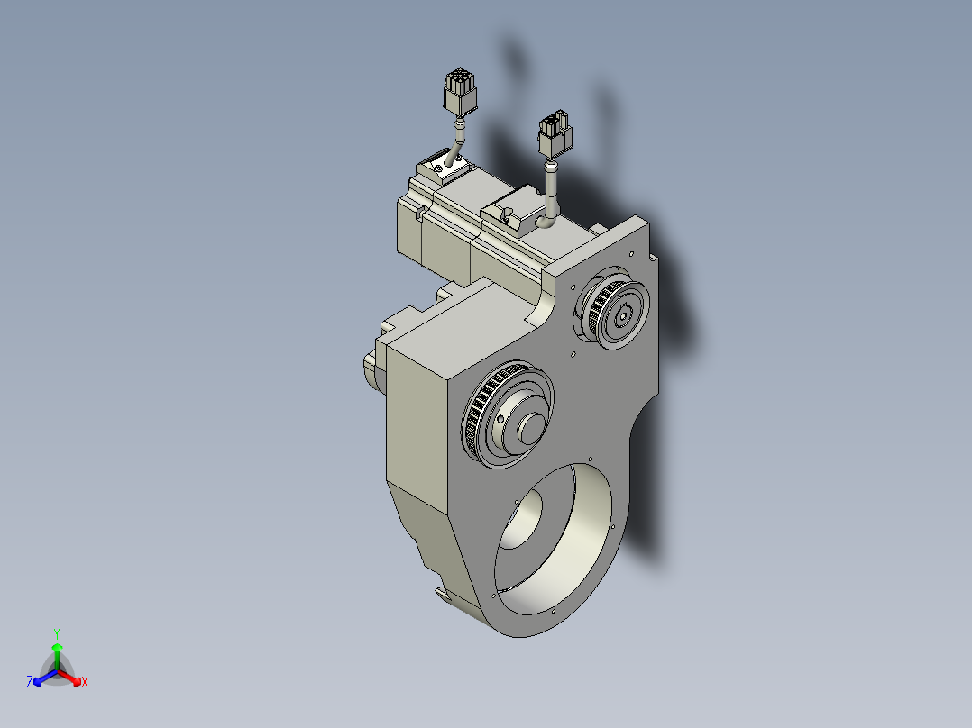 R旋转机构正等轴测图