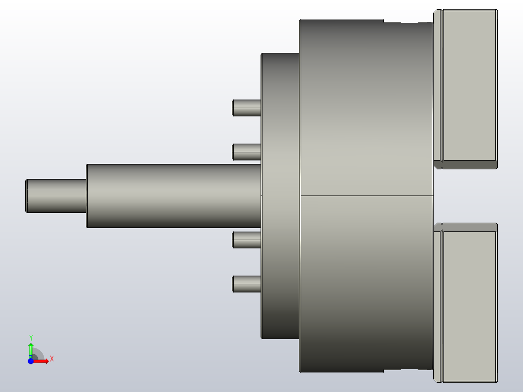 2P╱2P-A高速中实动力夹头[2P-08A5]前视图