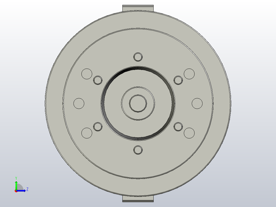 2P╱2P-A高速中实动力夹头[2P-08A5]左视图