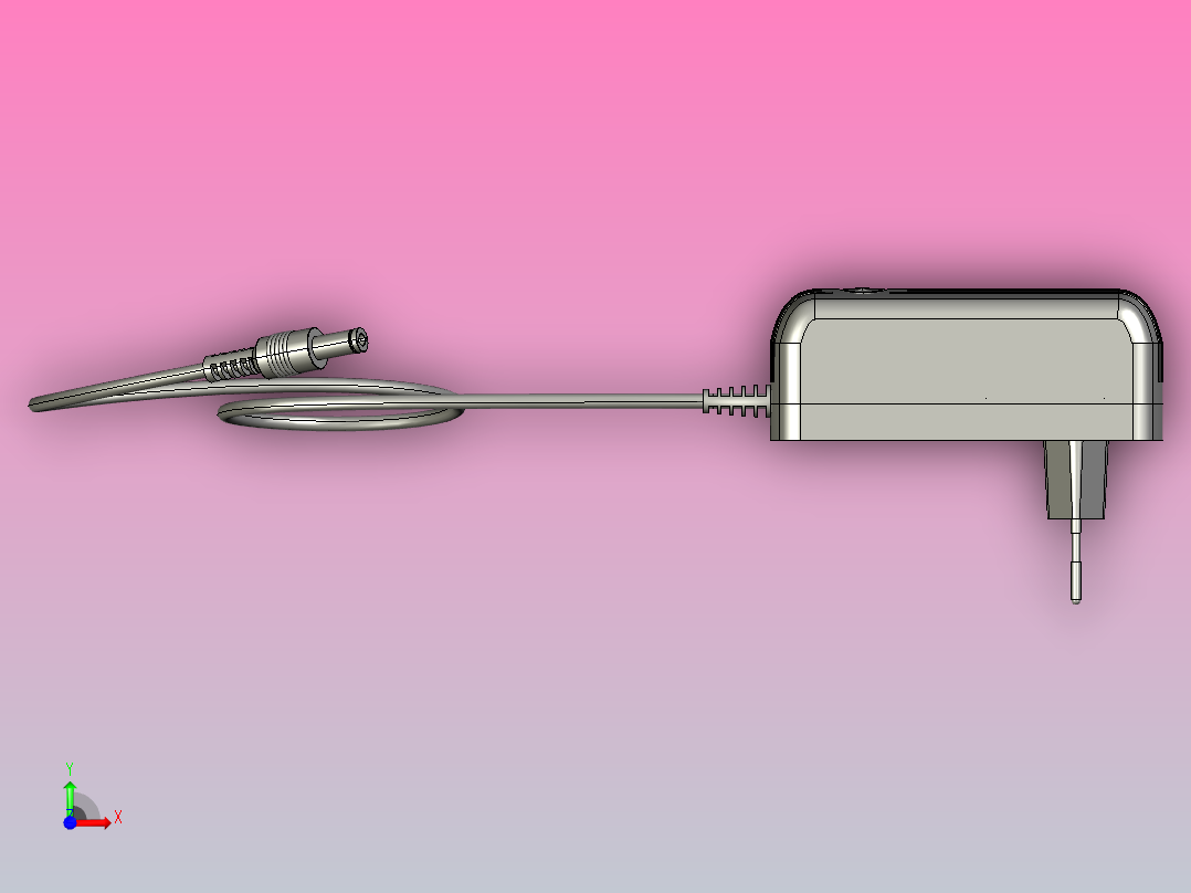 电源适配器前视图