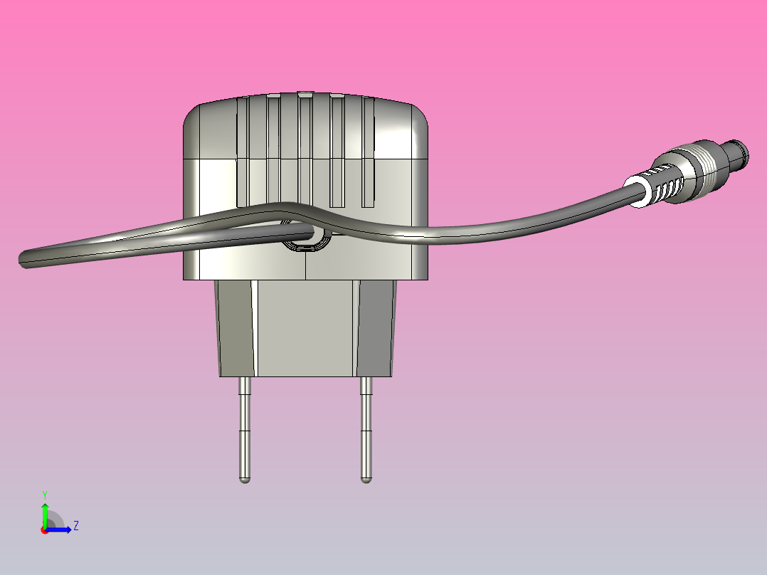 电源适配器左视图