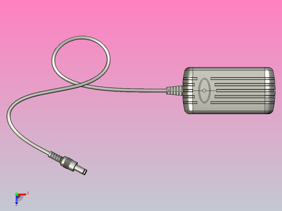 电源适配器俯视图